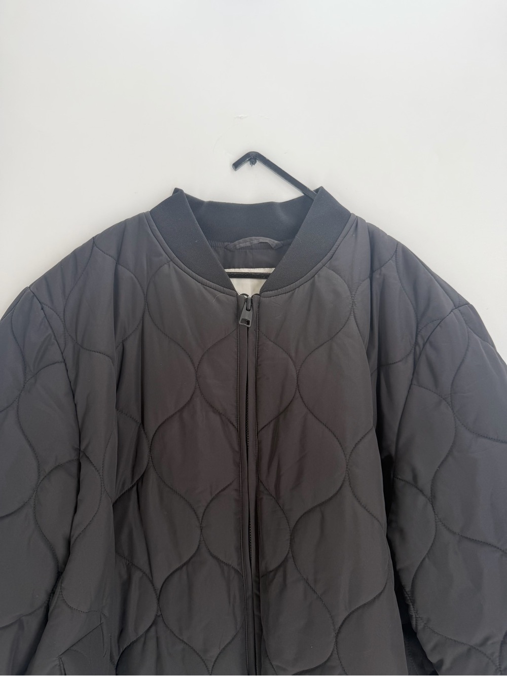 Cos Black Quilted Jacket